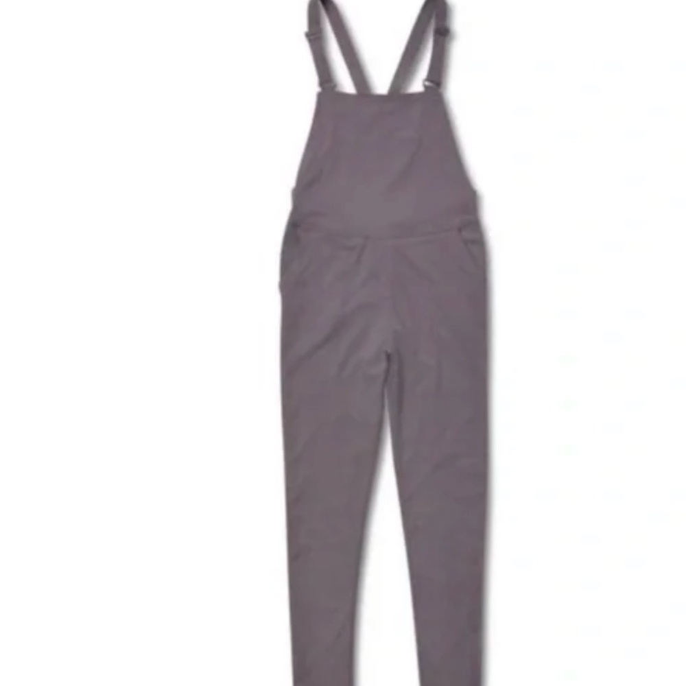 Flylow Womens Life Bib Overalls Tan/Grey color - Picture 2 of 8